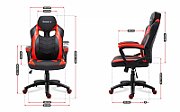 Huzaro Force 2.5 Gaming armchair Hard seat Black, Red_6