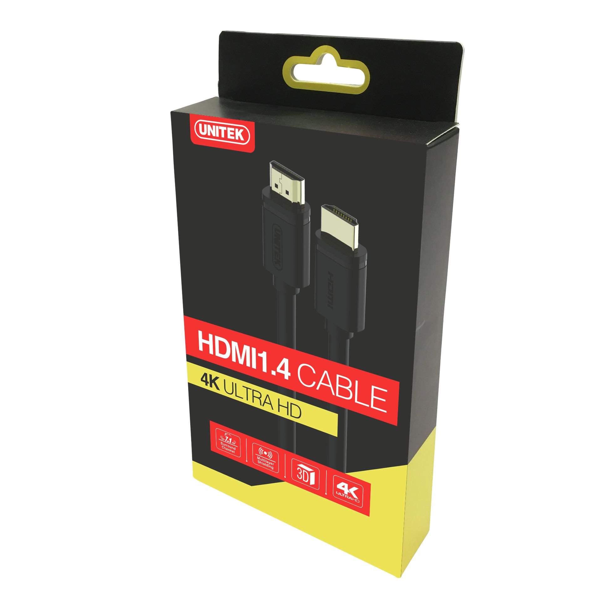 UNITEK Y-C138M HDMI cable 2 m HDMI Type A (Standard) Black_3