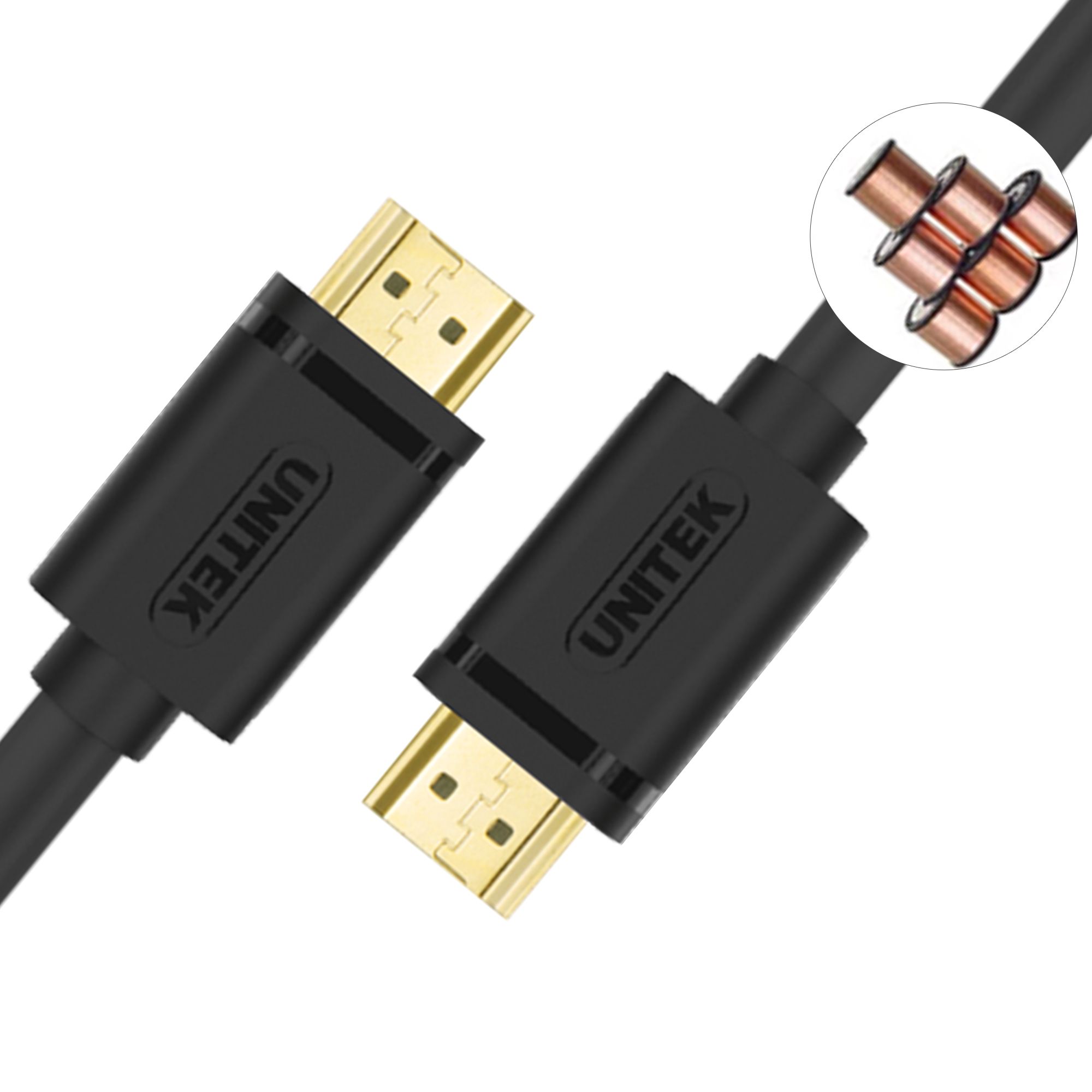 UNITEK Y-C138M HDMI cable 2 m HDMI Type A (Standard) Black_6