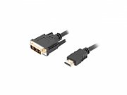 Lanberg CA-HDDV-10CC-0018-BK video cable adapter 1.8 m HDMI Type A (Standard) DVI-D Black_1