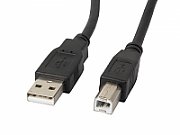 Lanberg CA-USBA-10CC-0050-BK USB cable 5 m USB 2.0 USB B Black_1