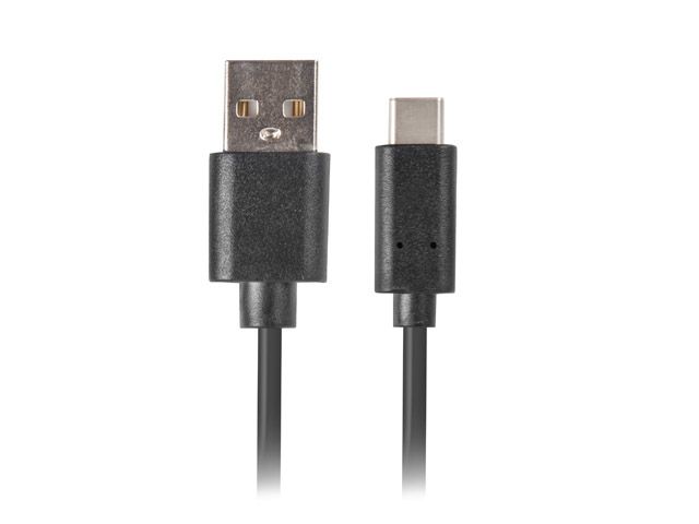 Cable Lanberg QC 3.0 CA-USBO-20CU-0018-BK (USB 2.0 type A - USB type C ; 1,8m; black color)_2