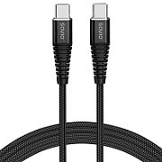 Savio CL-159 USB cable 1 m USB 2.0 USB C - USB C Black_4