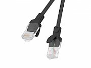 Lanberg PCU6-10CC-0100-BK networking cable Black 1 m Cat6 U/UTP (UTP)_1