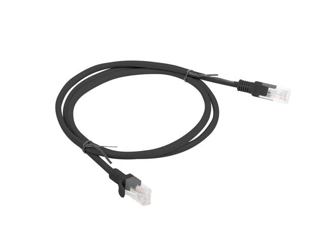 Lanberg PCU6-10CC-0100-BK networking cable Black 1 m Cat6 U/UTP (UTP)_2