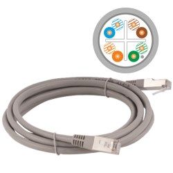 Alantec KKS6SZA5.0 networking cable 5 m Cat6 F/UTP (FTP) Gray_2