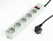 EnerGenie SPG5-C-10 surge protector 5 AC outlet(s) 250 V Black 3 m_1