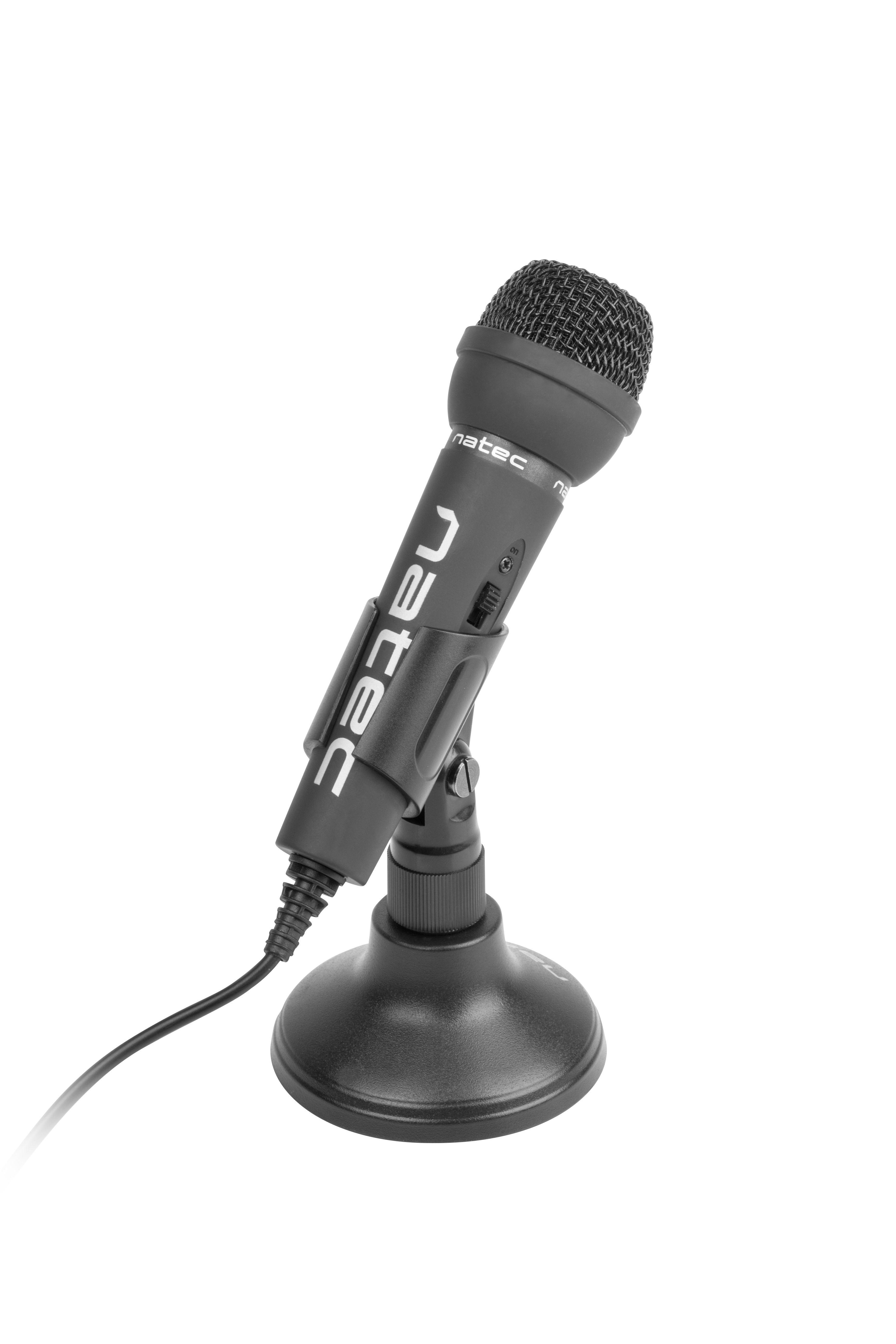 NATEC ADDER Black Conference microphone_3