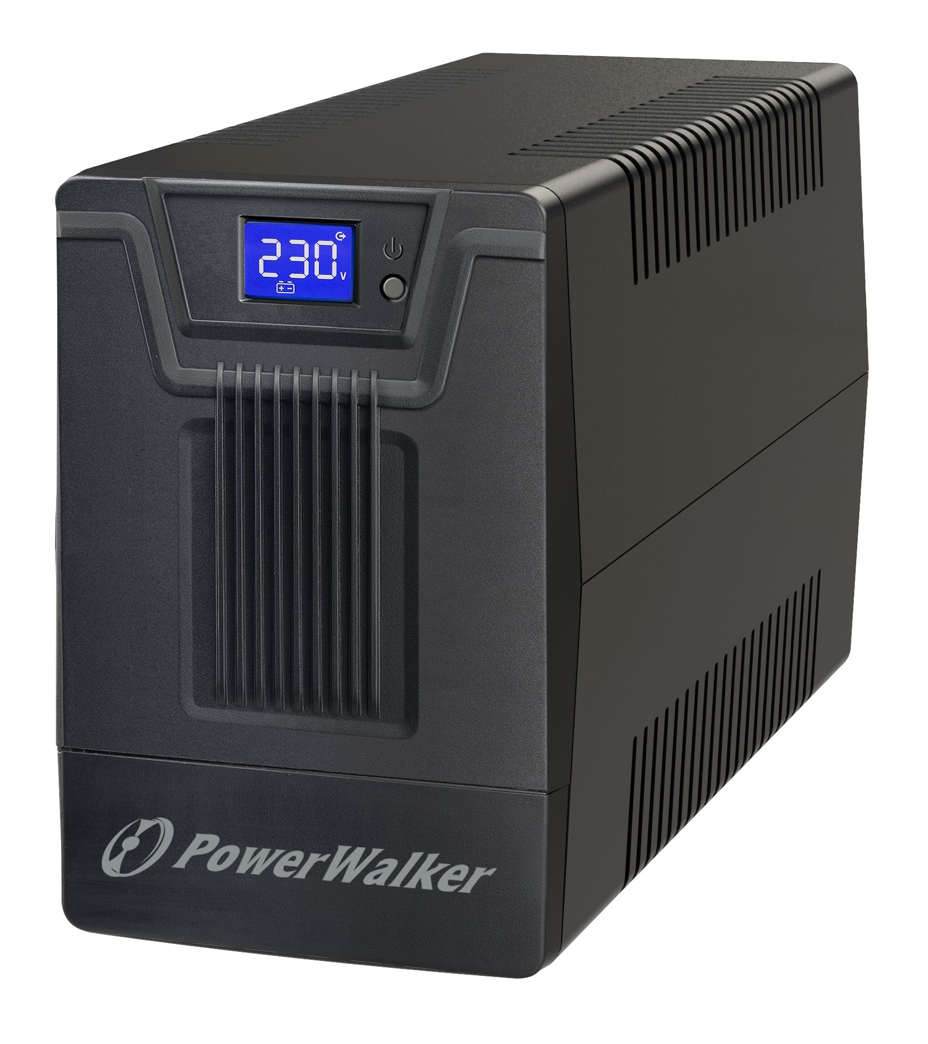 UPS PowerWalker VI 1000 SCL, 1000 VA, 600 W, cu management, line-interactive, 4x Schuko, 1x RJ45, 1x USB, 12 V / 7Ah Tower, Negru 
