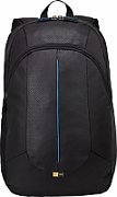 RUCSAC CASE LOGIC, pt. notebook de max. 17.3 inch, 2 compartimente, buzunar frontal | buzunar lateral x 2 | buzunar dorsal, waterproof, poliester, negru,  PREV-217 BLACK/MIDNIGHT  45504690
