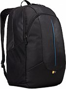 RUCSAC CASE LOGIC, pt. notebook de max. 17.3 inch, 2 compartimente, buzunar frontal | buzunar lateral x 2 | buzunar dorsal, waterproof, poliester, negru,  PREV-217 BLACK/MIDNIGHT  45504690