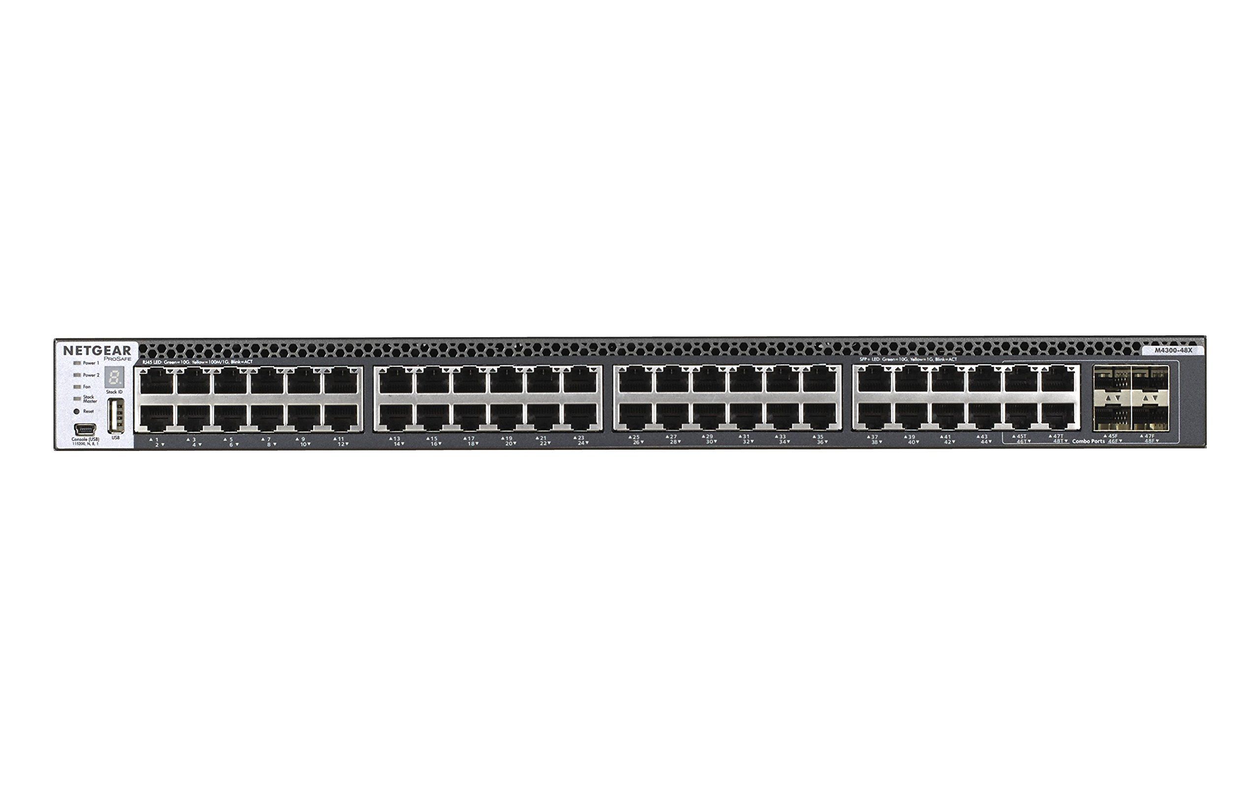 NETGEAR XSM4348CS-100NES Netgear M4300-48X 48x10GB Stackable Managed Switch (XSM4348CS)