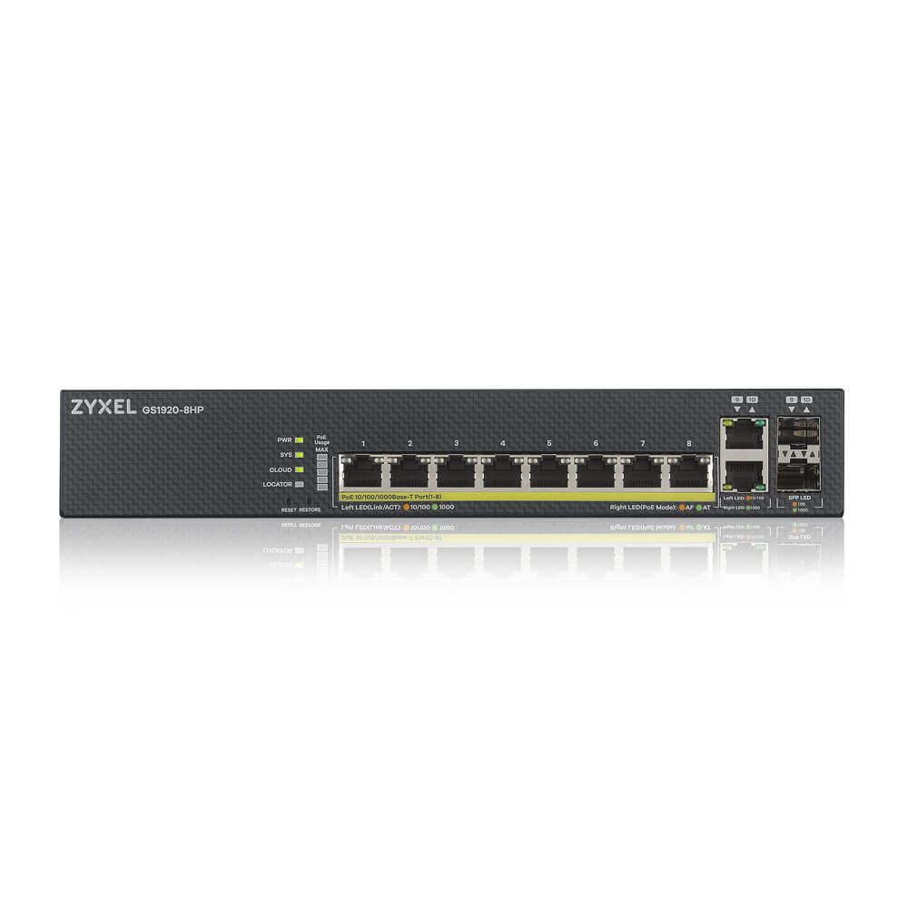 Switch Zyxel GS192024HPV2, 24 port, 10/100/1000 Mbps_2