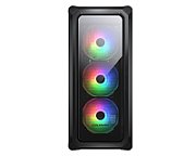 Archon 2 RGB (Black) 385CC50.0003 Case Archon2 RGB -Black / Mini tower / 3 ARGB fans /TG transparant side window/Black_1