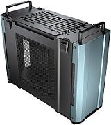 DUST 2 - Iron Gray 385QM90.0001 Case DUST 2 - Iron Gray / Mini-ITX/ Aluminum panel /Type C 3.1 x1, USB3.0 x1/ 2pcs black fans_1