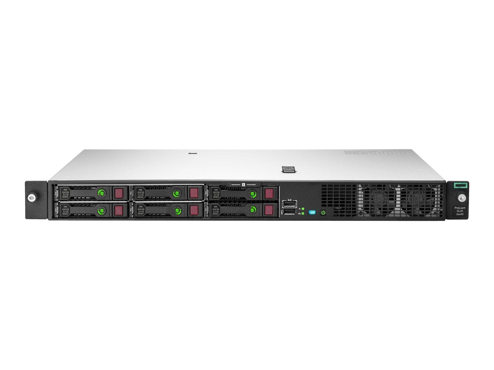 Server HPE ProLiant DL20 Gen10, Rack 1U, Intel Xeon E-2314 (4 C / 4 T, 2.8 GHz - 4.5 GHz, 8 MB cache, 65 W), 16 GB DDR4 ECC, fara stocare, 4 x SFF, 500 W
 [1 buc]HPE 16GB DDR4 3200MHz ECC RDIMM 1Rx4
 [2 buc]SSD server Samsung PM893 960 GB 2.5