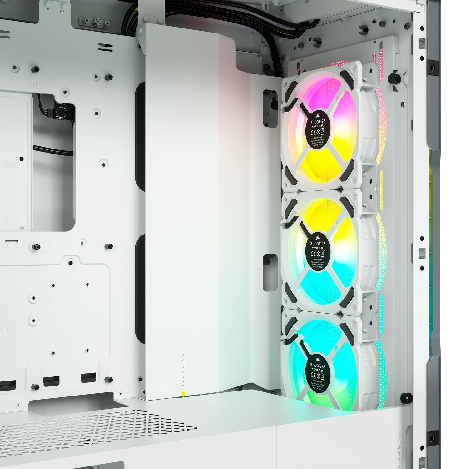 5000T RGB Tempered Glass Mid-Tower ATX PC Case - Alb_6