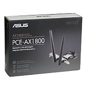 ASUS PCE-AX1800 Wifi AX1800 Bluetooth 5.2 PCIe adapter, WI-FI 6, WPA3, OFDMA. MU-MIMO, Standarde retea: WiFi 6 (802.11ax), Viteza: 1800Mbps, 2 x antene externe._2