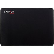 CANYON Mouse pad,350X250X3MM,Multipandex,fully black with our logo (non gaming),blister cardboard_1