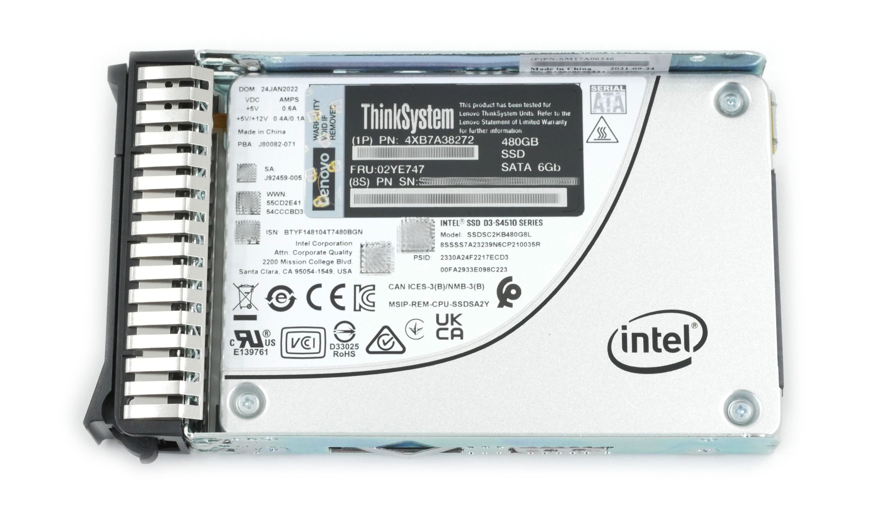 2.5  MV480GB ENSATA SSD