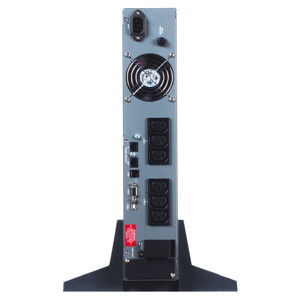 UPS Socomec NRT2-U1100, 1100 VA, 900 W, on-line double-conversion, 6x C13, 1x C14, 1x RJ45, 1x USB, 8 min (75% load), LCD, Rack 2U, Gri 
