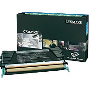 Toner Lexmark C734A1KG, black, 8 k, C734dn , C734dtn , C734dw ,C734n , C736dn , C736dtn , C736n , X734de , X736de , X738de , X738dte_1