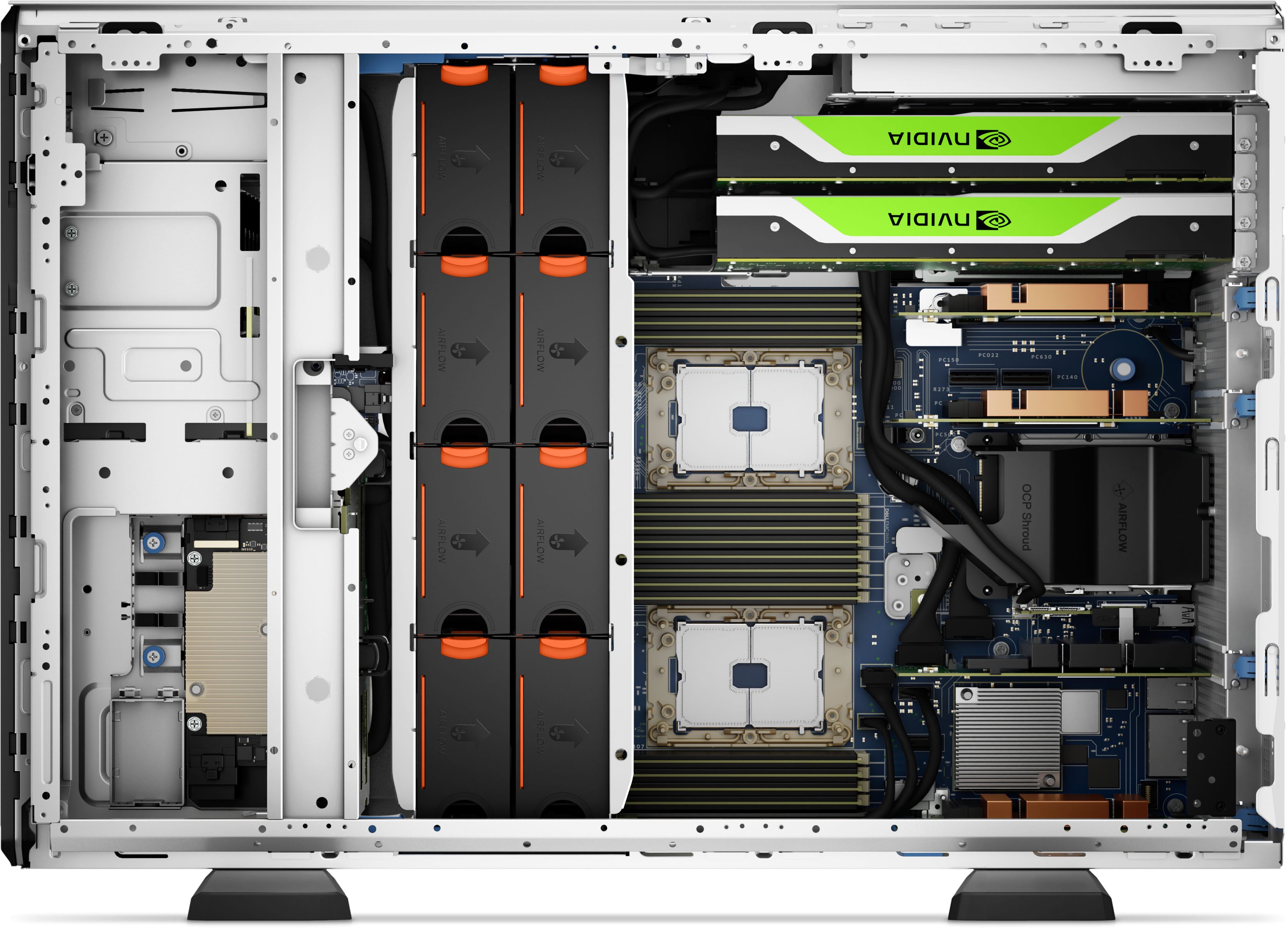 PowerEdge T550, Chassis 8 x 3.5