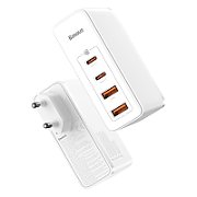 INCARCATOR retea Baseus GaN2 Pro, Quick Charge 100W, 2 x USB, 2 x USB Type-C, alb 