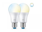 Pack of 2 bulbs LED clever WiZ Connected A60, Wi-Fi + Bluetooth, E27, 8W (60W), adjustable light temperature (2700-6500K), compatible Google Assistant/Alexa/Siri_3