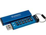 USB Flash Drive Kingston 32GB IronKey Keypad 200, USB 3.2 Gen1, FIPS 140-3 Lvl 3 (Pending) AES-256 Encrypted