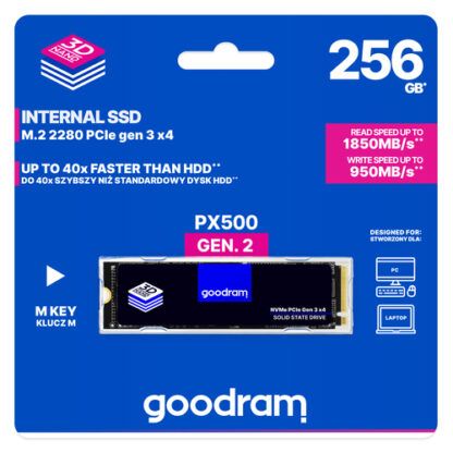 GOODRAM 256GB M.2 PCIe NVMe PX500 G2_2