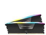 CORSAIR VENGEANCE RGB 32GB 2x16GB DDR5 5200MHz DIMM Unbuffered 40-40-40-77 XMP 3.0 Black Heatspreader RGB LED 1.25V_1