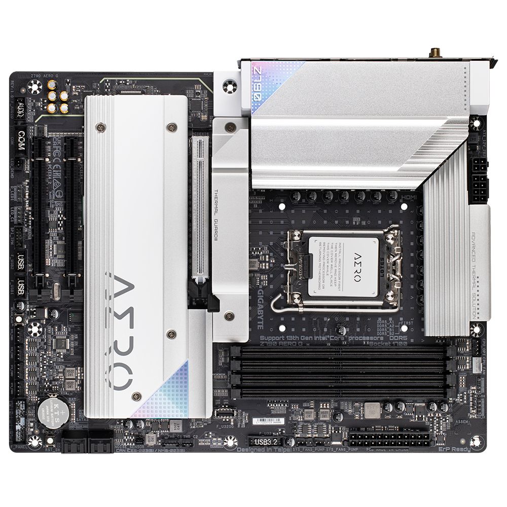 Placa de baza Gigabyte Z790 AORUS MASTER LGA 1700, Z790, PCIe Gen 5, ATX, 4x DIMM slots, DDR5 7600MHz(OC), 5 x M.2 , 4 x SATA, 2.5Gb LAN, WIFI 6E, HDMI, 8x USB, Type-C_2