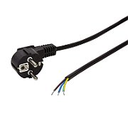 CABLU alimentare LOGILINK 1.8m, intrare Schuko, iesire fire fara conector 3 x 0.75mm2, 10A / 2500W, 1.5m, black, 