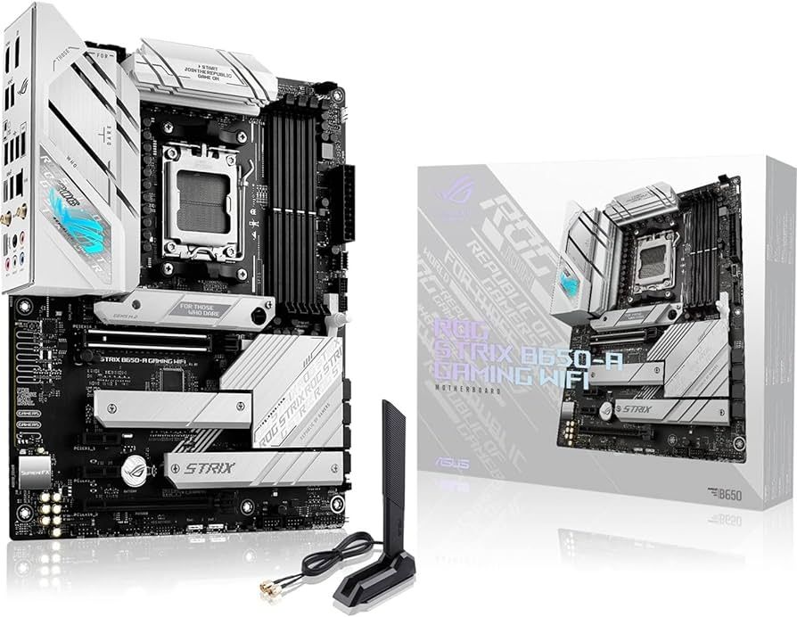 Placa de baza Asus ROG STRIX B650-A GAMING WIFI AM5, 4x DDR5, 3 xM.2, 4xSATA, 2x PCIe 4.0 x16, 2x PCI x1, WiFi, ATX_2