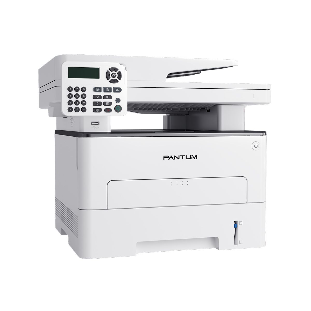 Multifunctional laser mono Pantum M6800FDW Print/Copy/Scan/Fax, Dimensiune:A4, Rezolutie: Tiparire 1200x1200dpi, Copiere:600x600dpi, Scanare:1200x1200dpi; Viteza:Printare 30ppm, Scanare:24ppm; Procesor:600MHz; Memorie:256MB, Capacitate alimentare 250 de coli, Capacitate iesire 150 coli, ADF 50 coli_2