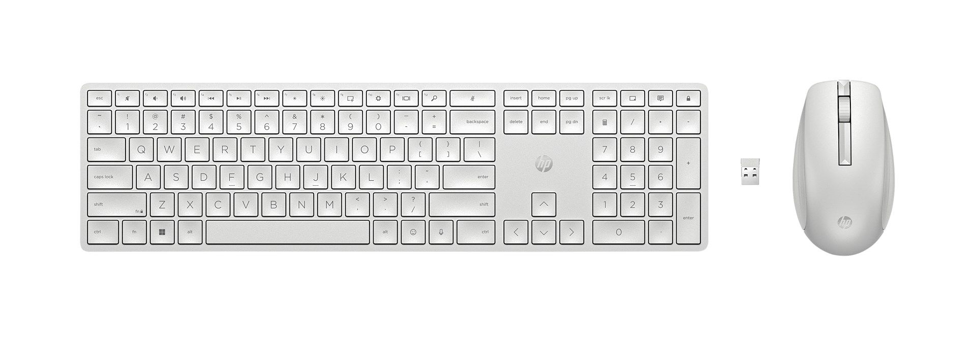 KEYBOARD +MOUSE WRL 650/COMBO WHITE 4R016AA HP_7