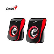 BOXE GENIUS 2.0, RMS:  6W (2 x 3W), USB power, red, 