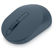 Dell Mobile Wireless Mouse – MS3320W, COLOR: Midnight Green, CONNECTIVITY: Wireless - 2.4 GHz, Bluetooth 5.0, SENSOR: Optical LED, SCROLL: Mechanical, RESOLUTION (DPI): Adjustable via Dell Peripheral Manager - 1000, 1600, 2400, 4000, BUTTONS: 3 (Middle click is programmable), PACKAGE CONTENT: Mouse_1