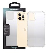 HUSA SMARTPHONE Spacer pentru Iphone 14 Plus, grosime 1.5mm, protectie suplimentara antisoc la colturi, material flexibil TPU, transparenta 