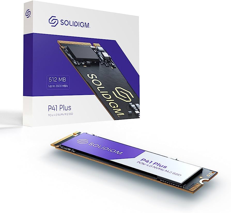 SSD Solidigm P41 Plus 512 GB PCIe 4.0 x4 M.2 2280