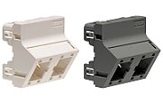 NET ACC ANGLED MOUNTING PLATE/45X45 2X1P WHITE ...