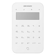 Tastatura wireless LCD AX PRO Hikvision DS-PK1-LT-WE, 868MHz two-way Tri-X wireless technology; distanta comunicare RF : 1200min camp deschis; Stay/away arming, disarming, alarm clearing for anumite zone sau pentru toate zonele; One-Push fire alarm, panic alarm, and medical alarm (Silent/Audible_1