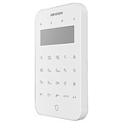 Tastatura wireless LCD AX PRO Hikvision DS-PK1-LT-WE, 868MHz two-way Tri-X wireless technology; distanta comunicare RF : 1200min camp deschis; Stay/away arming, disarming, alarm clearing for anumite zone sau pentru toate zonele; One-Push fire alarm, panic alarm, and medical alarm (Silent/Audible_2