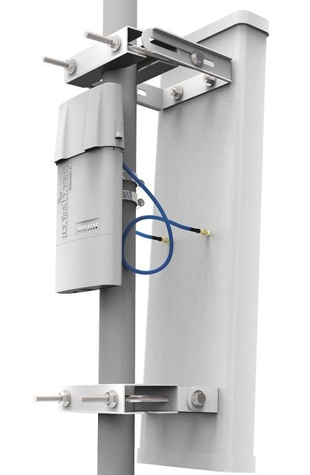 BaseBox 5, 1 x Gigabit LAN, USB, miniPCIe, 802.11a/n 5Ghz 2x2, PoE, outdoor - MikroTik RB912UAG-5HPnD-OUT_2