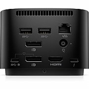 HP Dock Thunderbolt G4 120W, Porturi: 1x USB Type-C/ 4x USB-A 3.2/ 1x audio jack/2x DisplayPort 1.4/ 1x RJ-45/ 1xHDMI 2.0/ 1 x port USB-C DP alt mode; 1 x port Thunderbolt 4, Dimensiuni:98 x 98 x 68 mm. Greutate: 0.68Kg._3