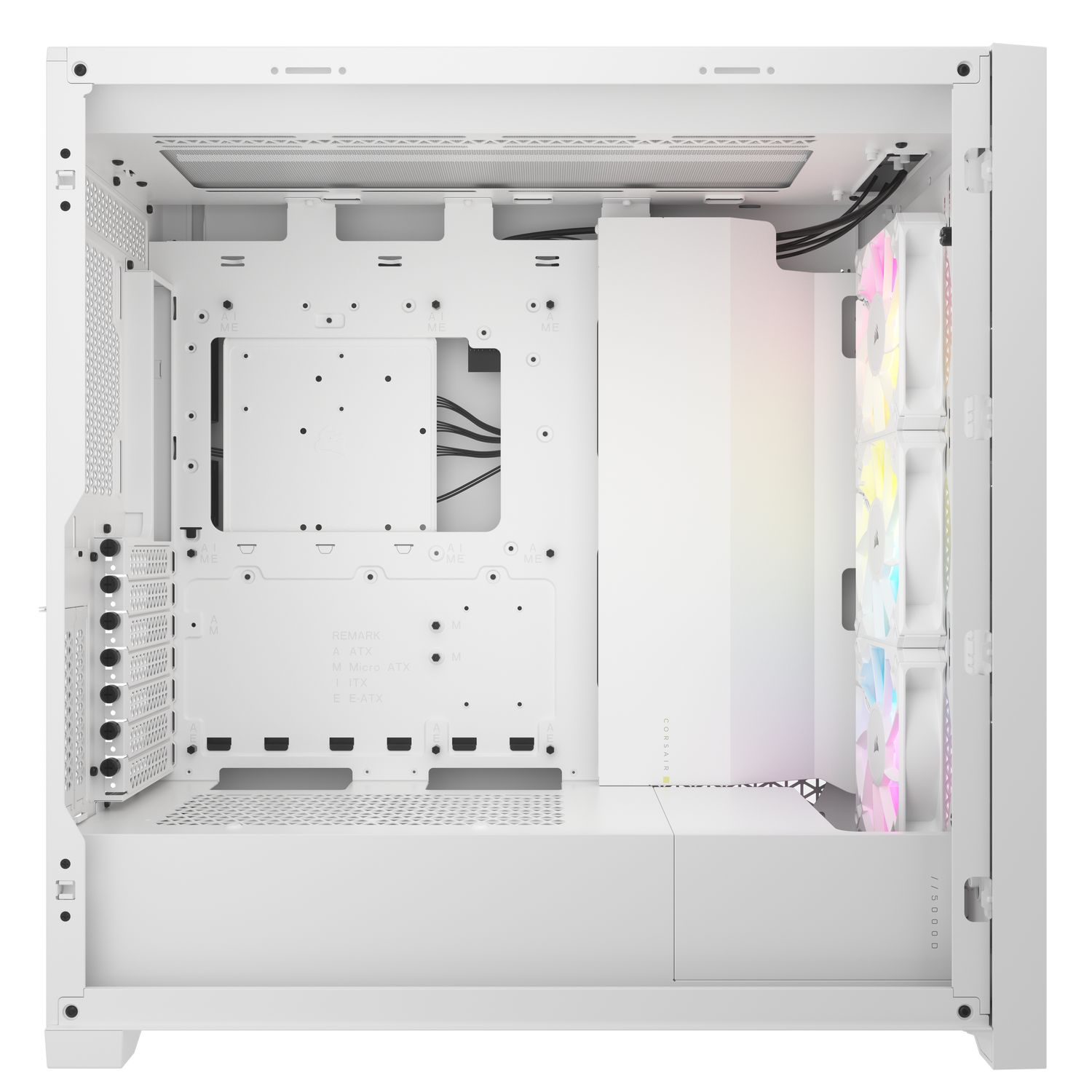 CORSAIR iCUE 5000D RGB Airflow Mid-Tower True White_12