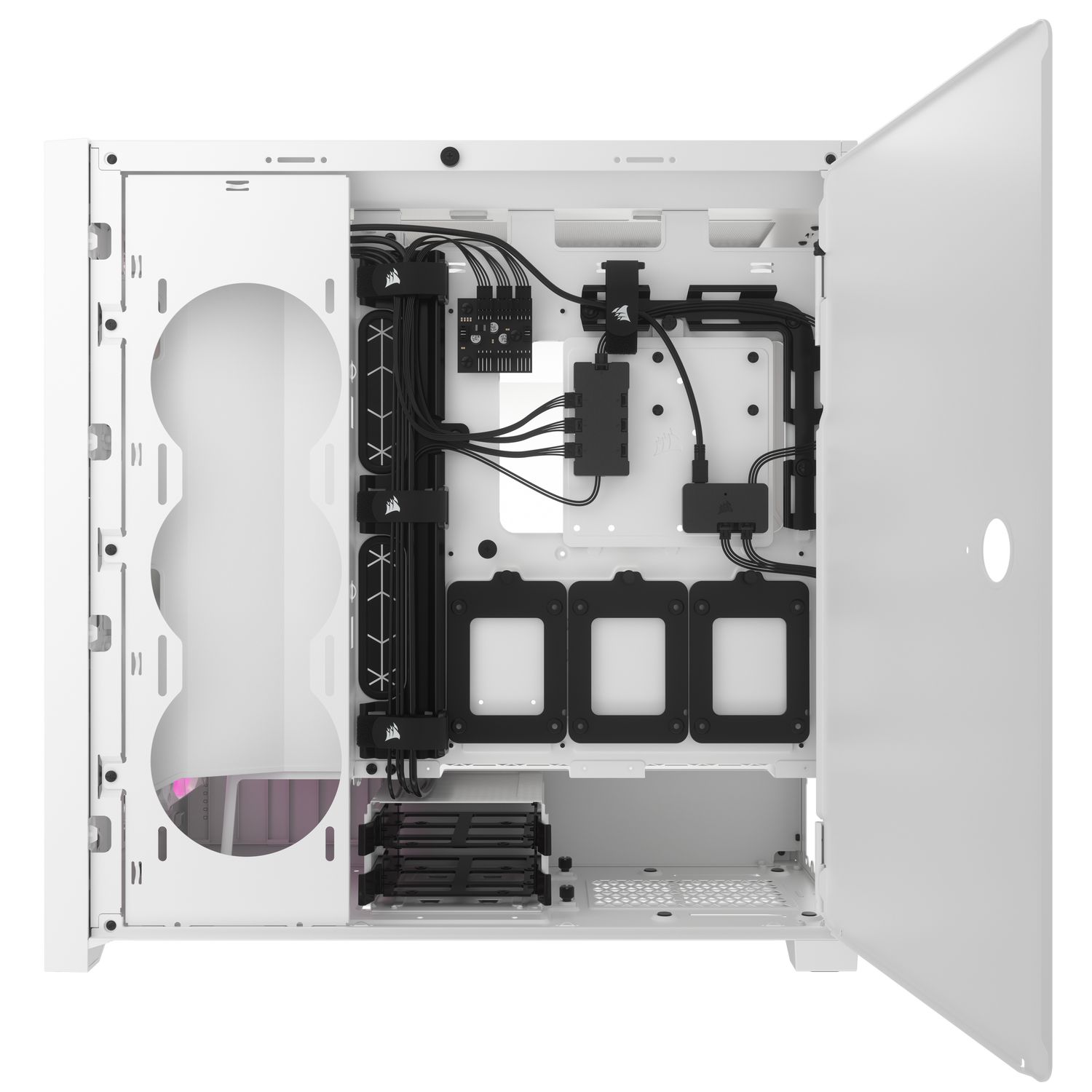 CORSAIR iCUE 5000D RGB Airflow Mid-Tower True White_15