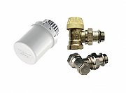 Set Robinet Honeywell VTL3030ES15 complet Set  T3019 +V2030ESX15 + V2430E0015A cu etansare pe O-ring, Cuprinde: 1*cap termostat Thera 6 cu element sensibil incorporat, reglare in gama 1…28°C, cu pozitie anti- inghet, culoare alb RAL9016, 1*robinet termostatic de tur DN15, seria V2000SX, forma_1