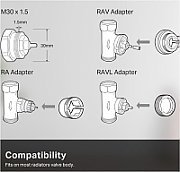 ROBINET CU TERMOSTAT si valva TP-Link, frecventa functionare 868 MHz, include HUB control pana la 32 calorifere, contine 2 baterii AA 